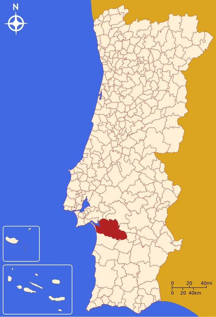 薩爾堡 (Alcácer do Sal)，今屬塞圖巴爾區 (Setúbal)