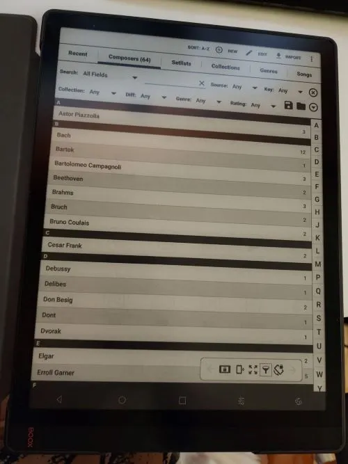 我用Mobilesheets App