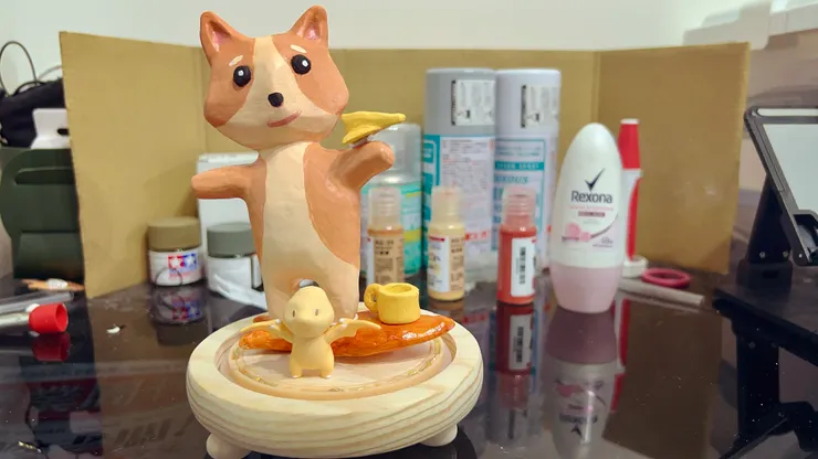 準備參展的真實作品：無釐頭誕生的肥仔