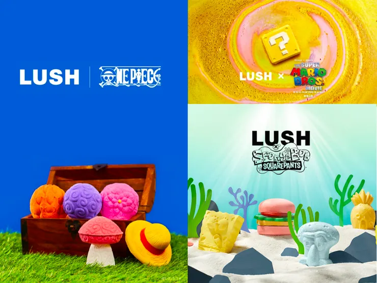 ▲ LUSH 分店都有不同主題，以上為忠孝店（圖片來源：擷取自 LUSH）