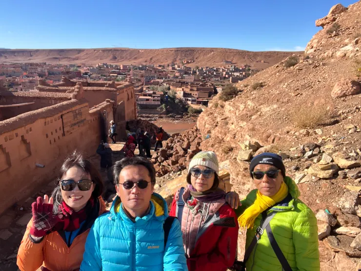 老城來張老朋友合照