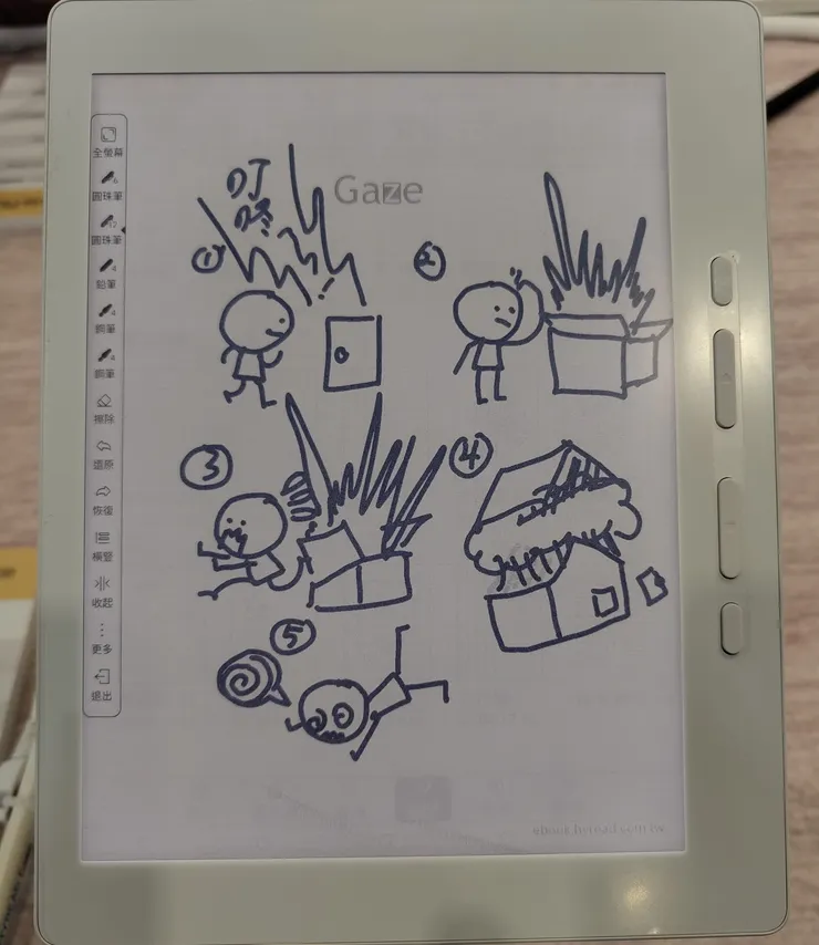 Gaze Pro Note C有十分特別的實體按鍵排列