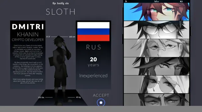 選擇對象畫面,每結束一人就會再次回到這裡。