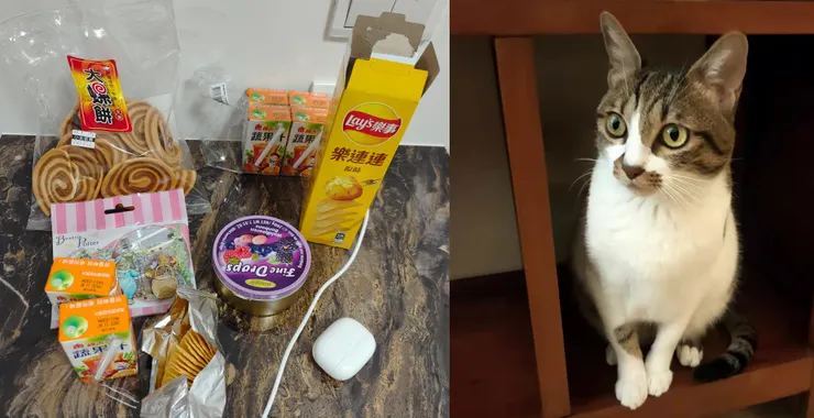 和女兒的同樂會自拍