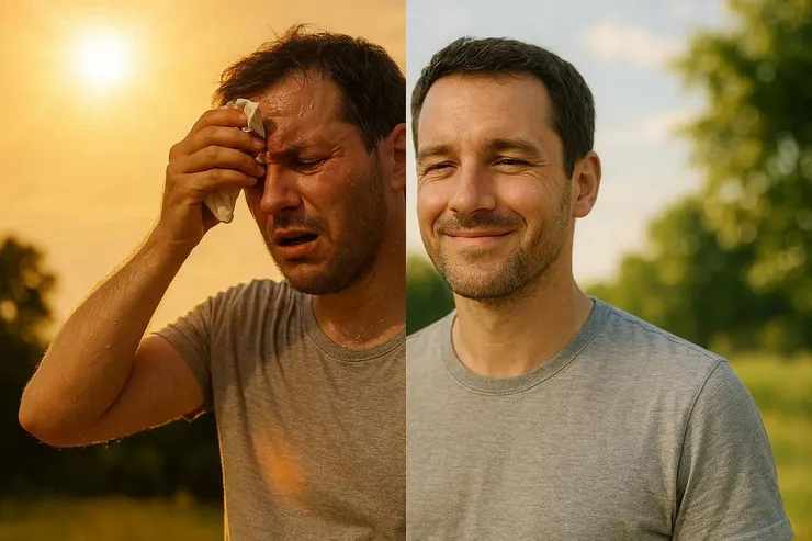 炎熱到秋分，寒冷到春分