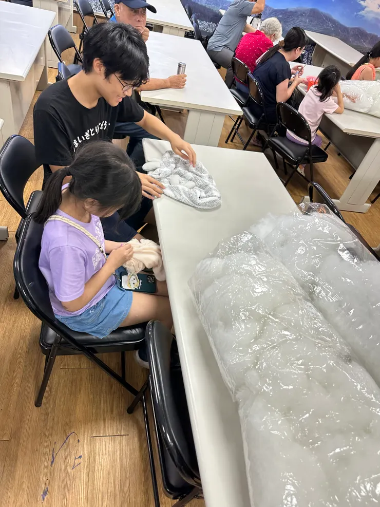 棉花自己塞、塞完自己縫