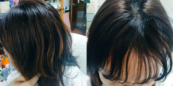 洗髮前的扁塌油頭