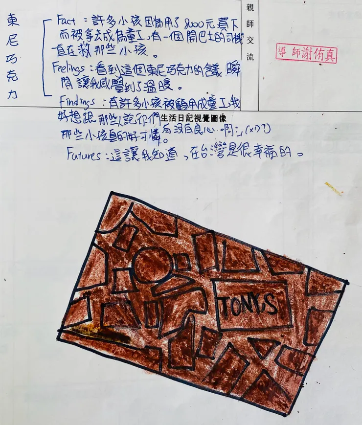 孩子說，這一塊巧克力，讓她「費盡心思」😅😅