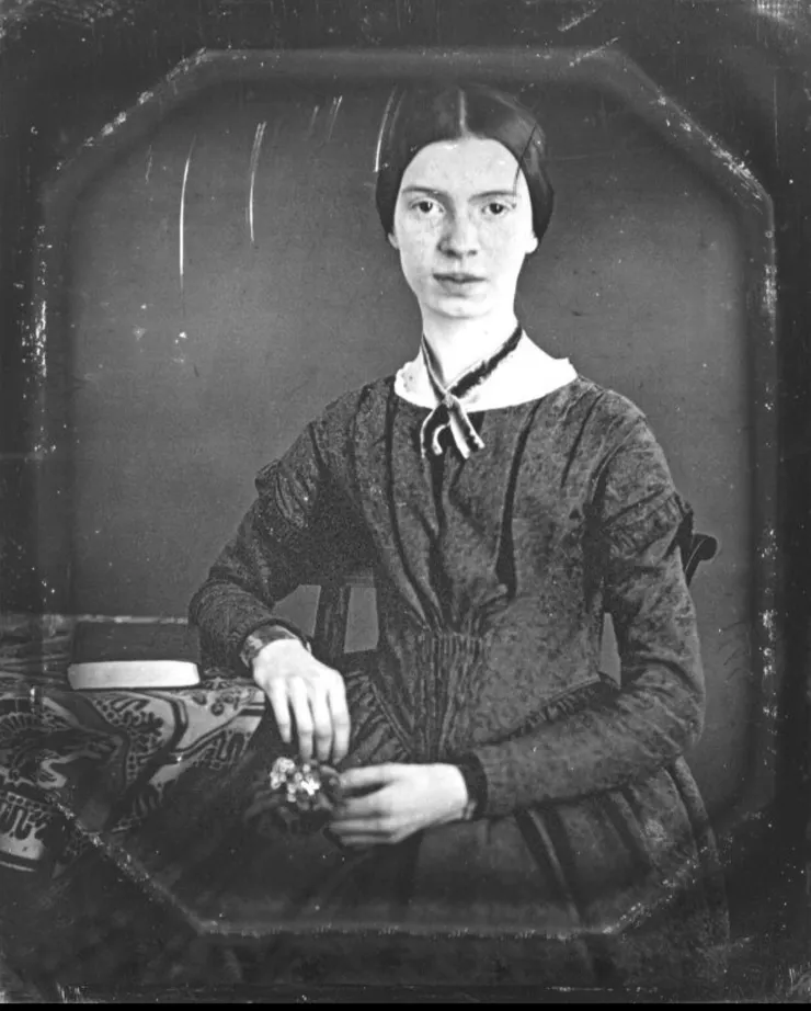 Emily Dickinson(1830/12/10-1886/05/15)拍攝於1846年到1847年間