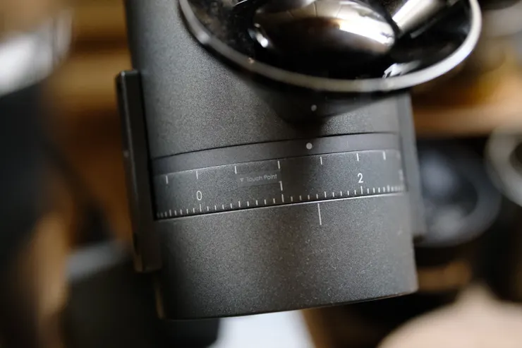 刻度環上的 touch point 貼紙