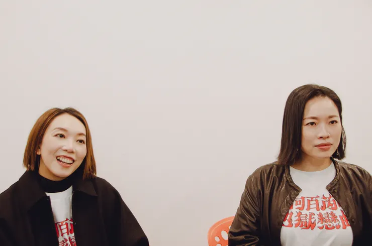彼此影業創辦人陳郁佳（左）、劉宛玲（右）。／攝影：ioauue