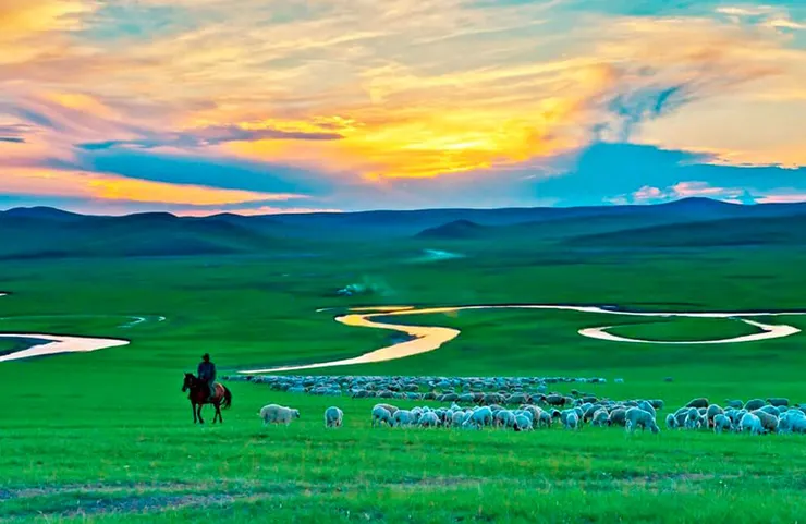 呼倫貝爾廣闊的草原@bingteam/Pinterest