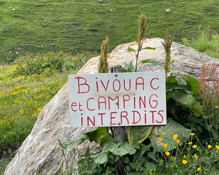 全時段禁止野營