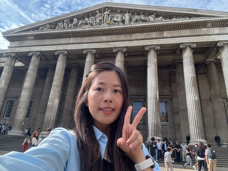 大英博物館外觀 古希臘風格建築