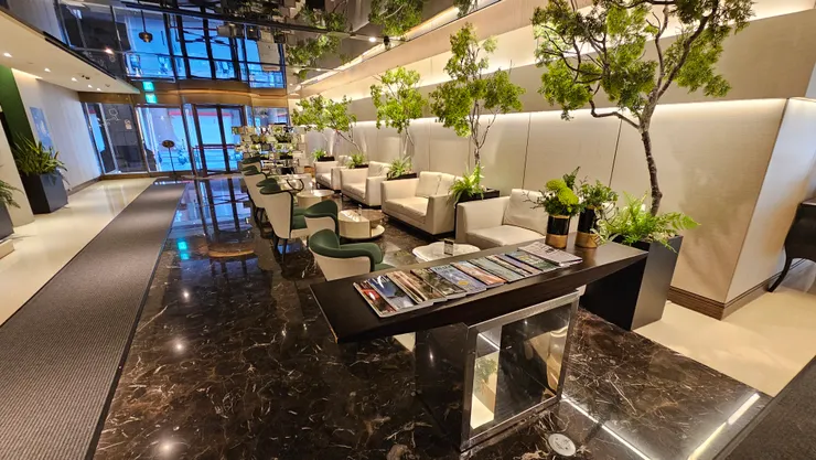台北凱撒大飯店一樓大廳的咖啡廳!