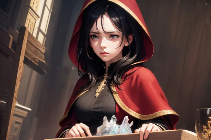 「妳這樣說，我不能接受。」紅隼兩隻手按在桌面上、板著臉講話。