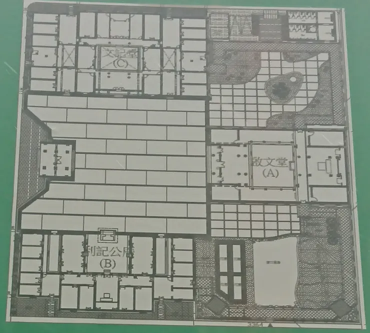 十四張歷史公園古建築配置圖
