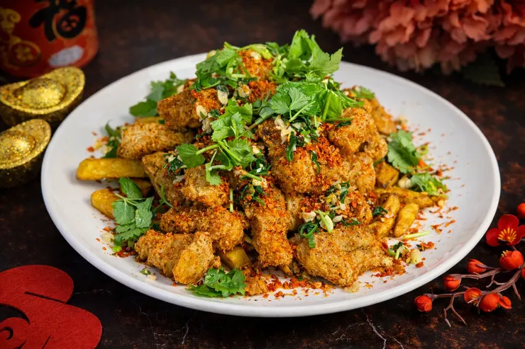 【福容花蓮店】避風塘鬼頭刀金黃酥香  入口先脆後嫩