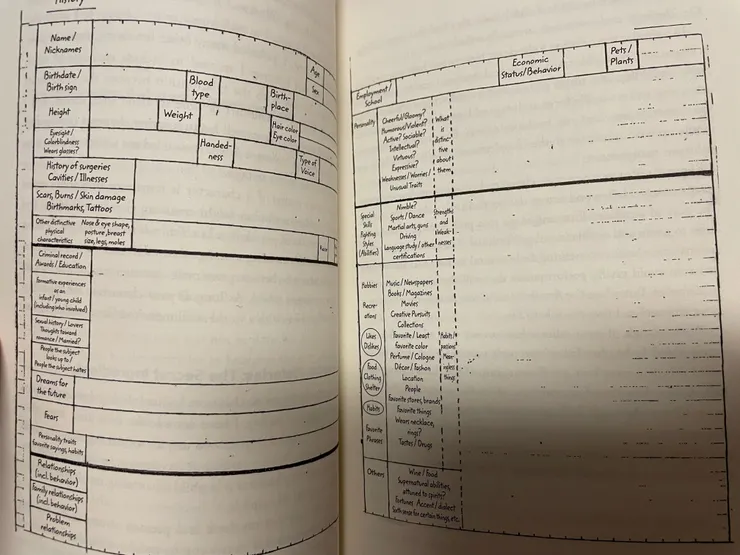 荒木飛呂彥的角色表格