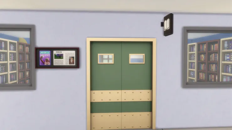 房間大，門口也大。