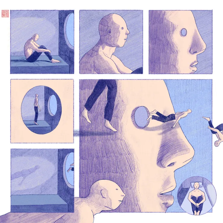 Days spent in isolation系列作品，為Jason在疫情封城期間進行的創作。