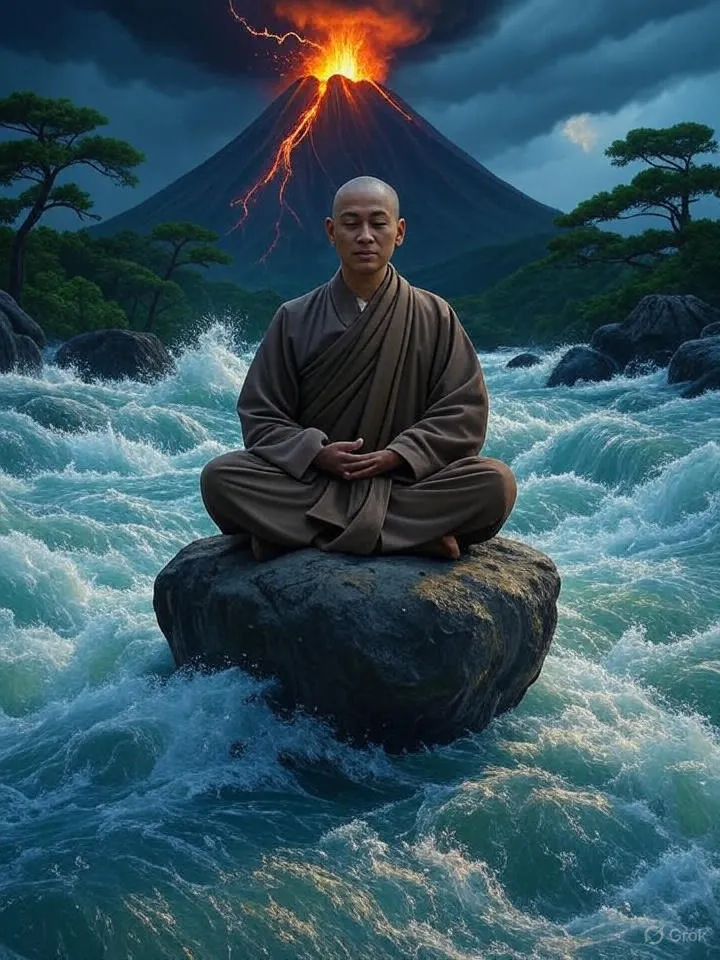 大三災：大火，洪水，狂風。