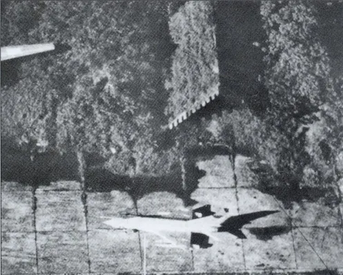 一架離開簡易掩體結果被RF-4拍攝到的米格21MF，地點在嘉林機場。