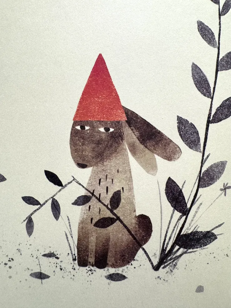 熊來問兔子帽子的下落，兔子的眼神有點心虛