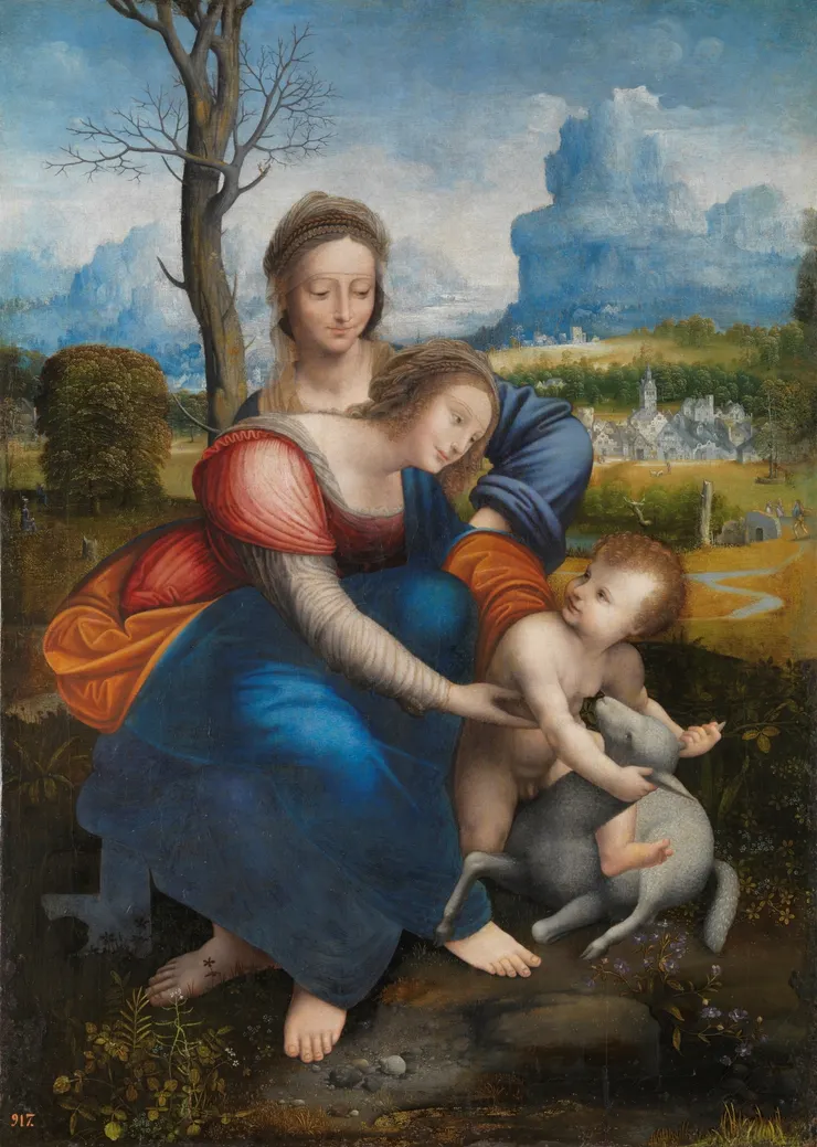 Leonardo da Vinci: The Vergin and Child with Saint Anne, 1501-1519. Louvre, Paris.