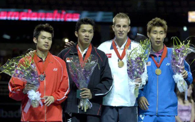 林丹、Taufik Hidayat、Peter Gade、李宗偉