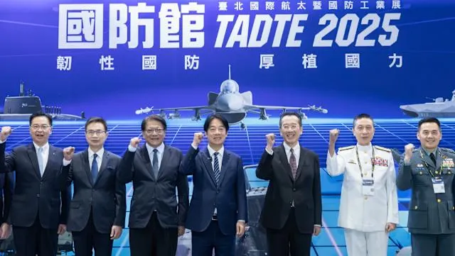 總統賴清德參觀2025台北國際航太暨國防工業展（圖：太報)