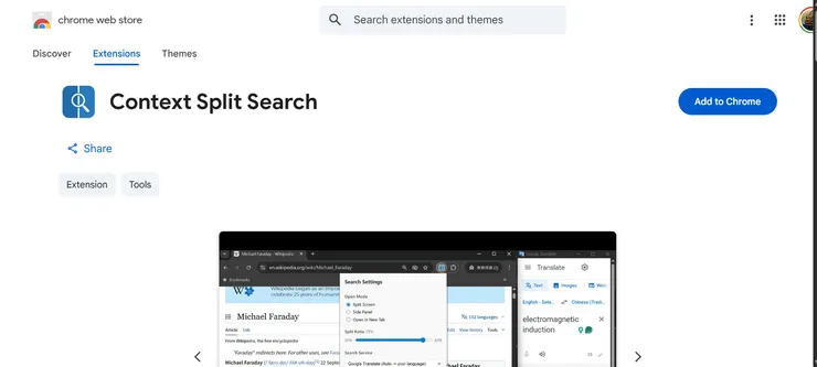 Context Split Search