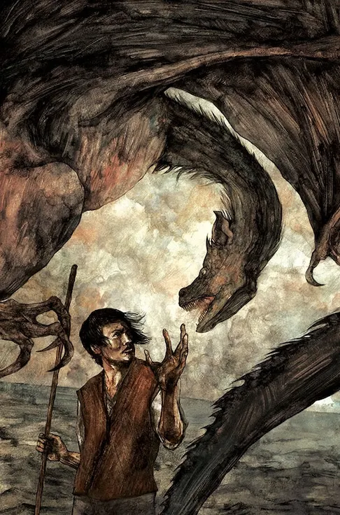 地海巫師 小說插畫 by David Lupton