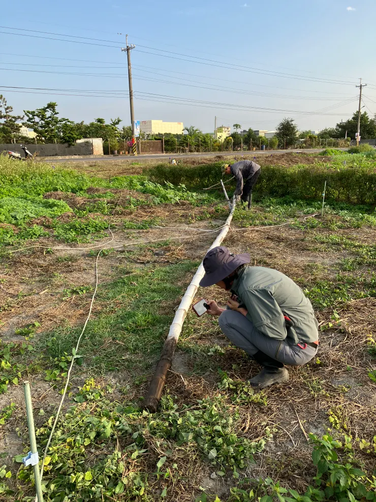 棲架維修時順便做觀察紀錄