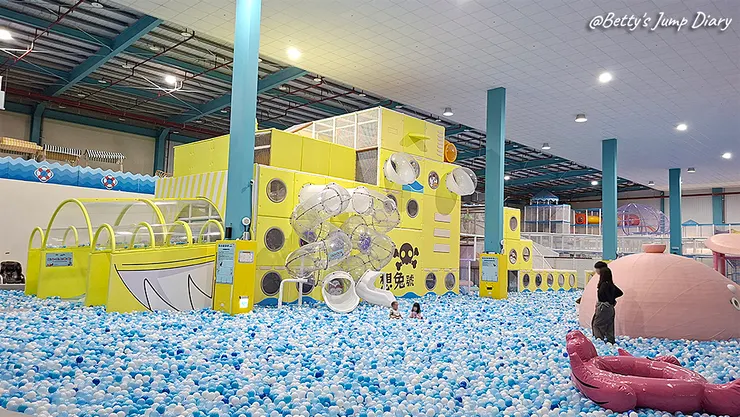 ▲嘉義「好想兔海洋探險島」親子樂園/圖片來源：Betty's Jump Diary