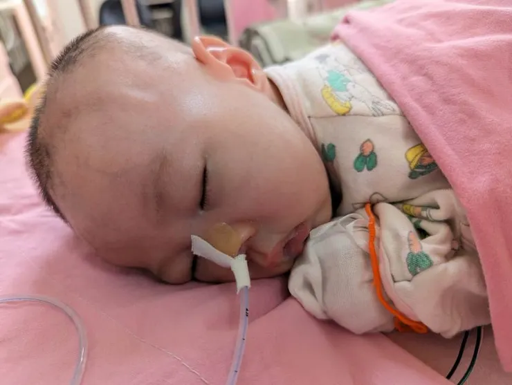 睡得很熟的寶寶