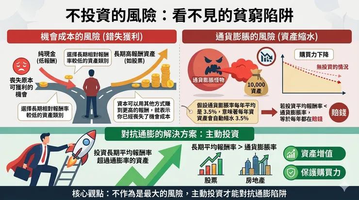 通貨膨脹如何無形侵蝕資產