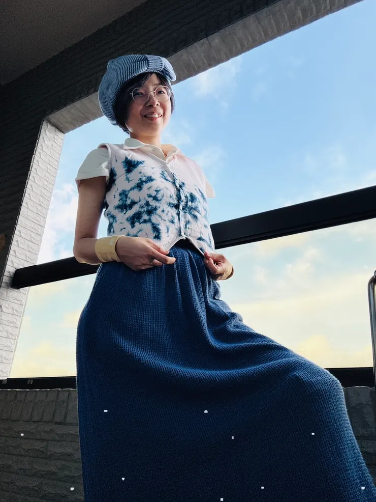 今天上台展演的負離子服裝，超開心被同學稱讚很有小精靈的fu❤️