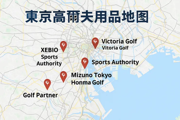 東京高爾夫用品_地圖