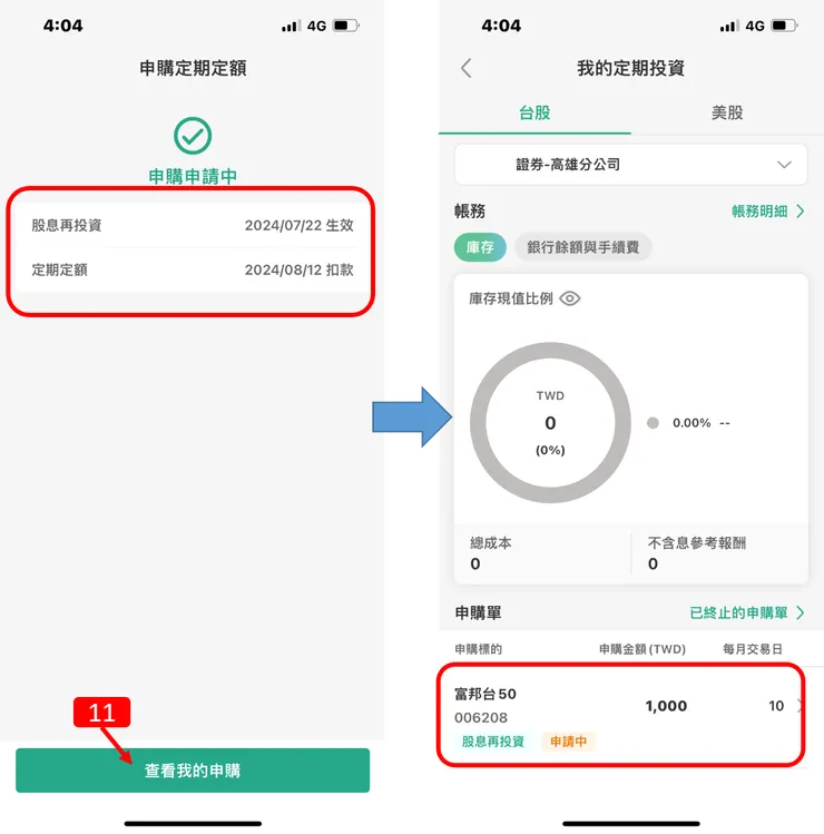 定期定額|國泰證券,定期定額,股息再投資,設定使用教學