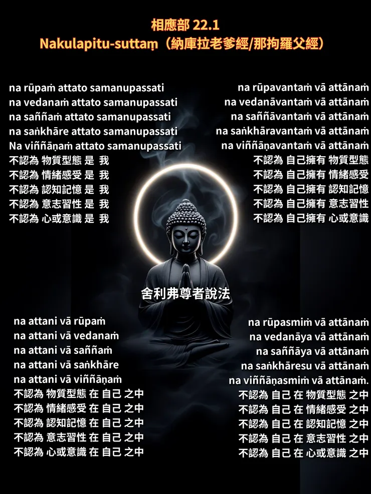 舍利弗尊者說法 | 談五蘊