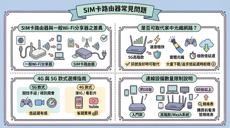 SIM卡路由器常見問題