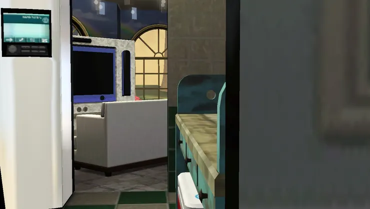 倒著飲品轉頭一看便看到電視，不會錯過精彩時刻。