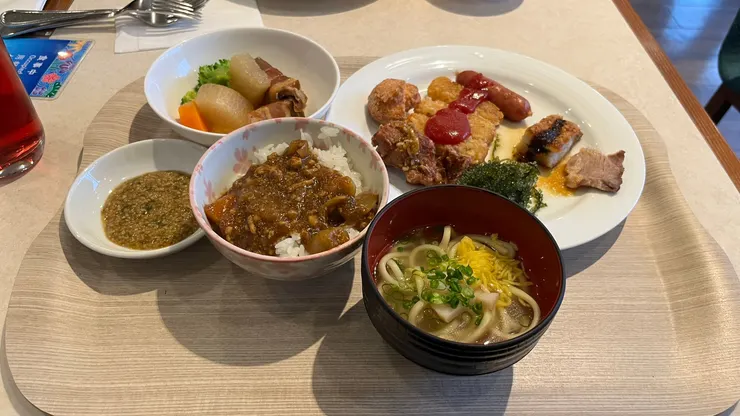 飯店的早餐也太好吃了吧!