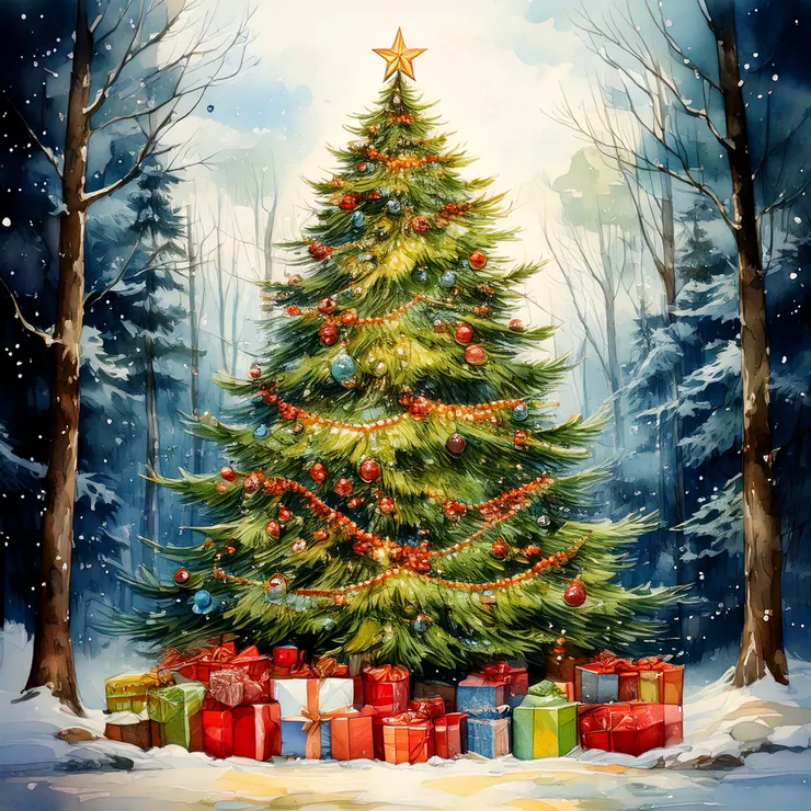 如果說用一種圖案來表示聖誕節,想必大部分人腦海都會浮現那枝葉自下而上漸次收斂,以穩定的三角輪廓站立的聖誕樹吧