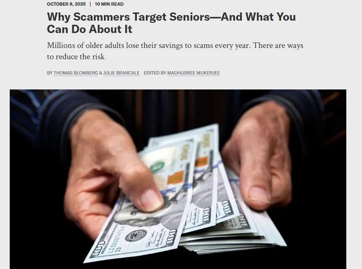 英文原文及截圖出處https://www.scientificamerican.com/article/why-scammers-target-seniors-and-what-you-can-do-about-it/