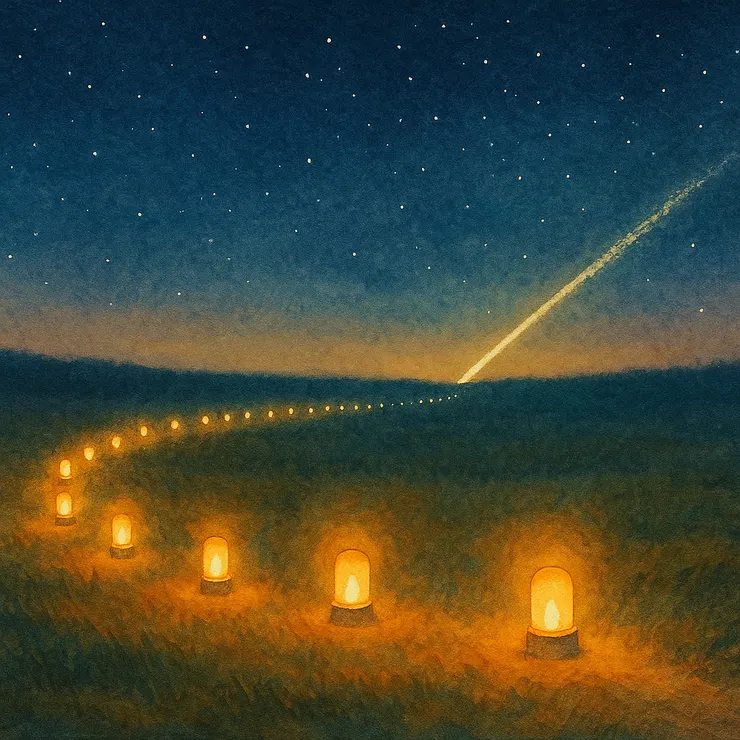 星要稀，燈要低。