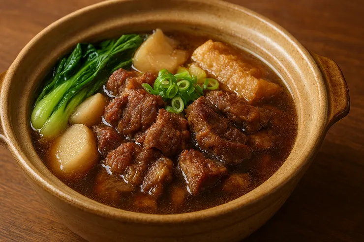 羊腩煲是冬天香港人常吃的暖身食品之一。（圖片由 Copilot 協助創作）