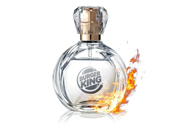 漢堡王推出「炭火直烤肉餅味香水」