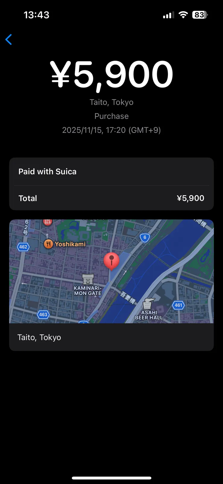 這筆刷的心疼+肉疼，當時已經在東武淺草站崩潰T_T